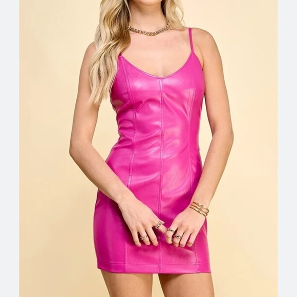 Steve Madden hot Pink Dress - Picture 1 of 3